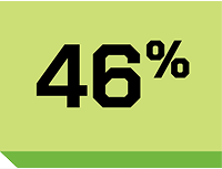 graphic displaying 46%